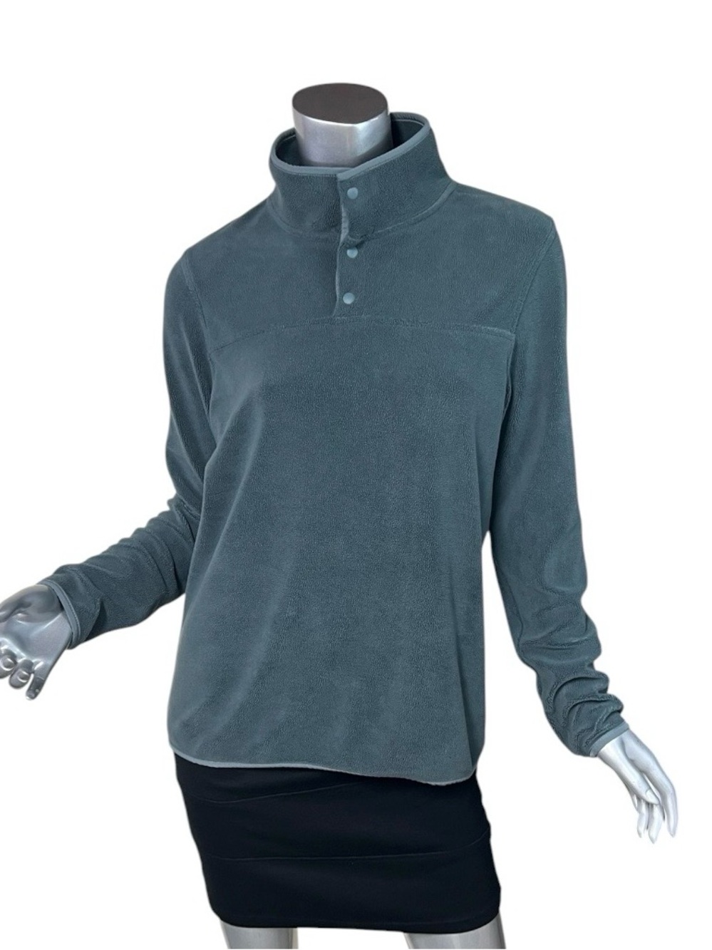32 Degrees Heat Midweight Pullover Arctic Fleece 1/4 Snap Stretch Women’s XS